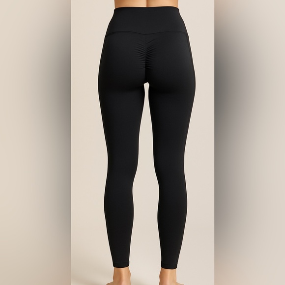 Pants - Black Seamless Scrunch Leggings women’s Size S | High Waist | (A178)&✨